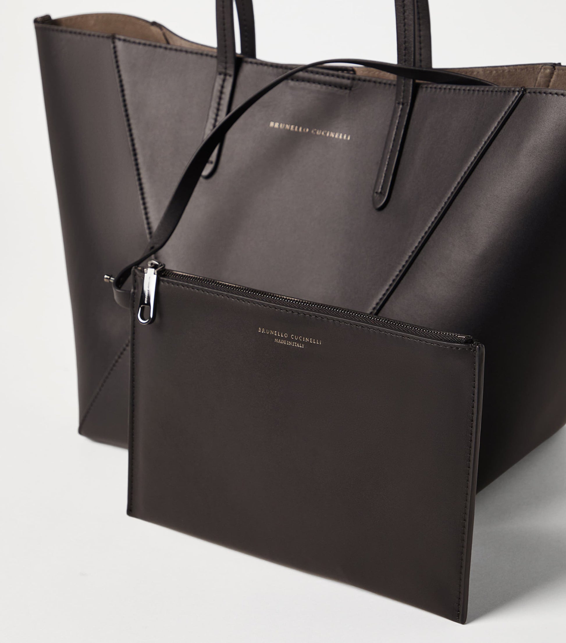 Small Calfskin BC Duo Tote Bag