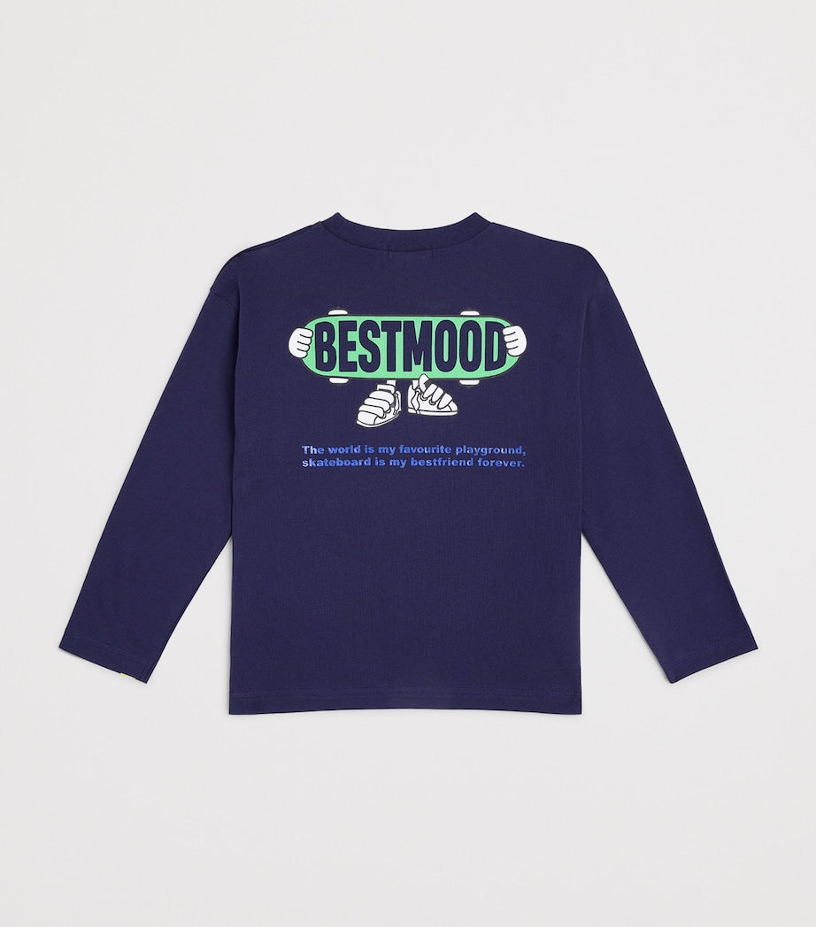 Cotton Graphic Long-Sleeve T-Shirt (2-12 Years)