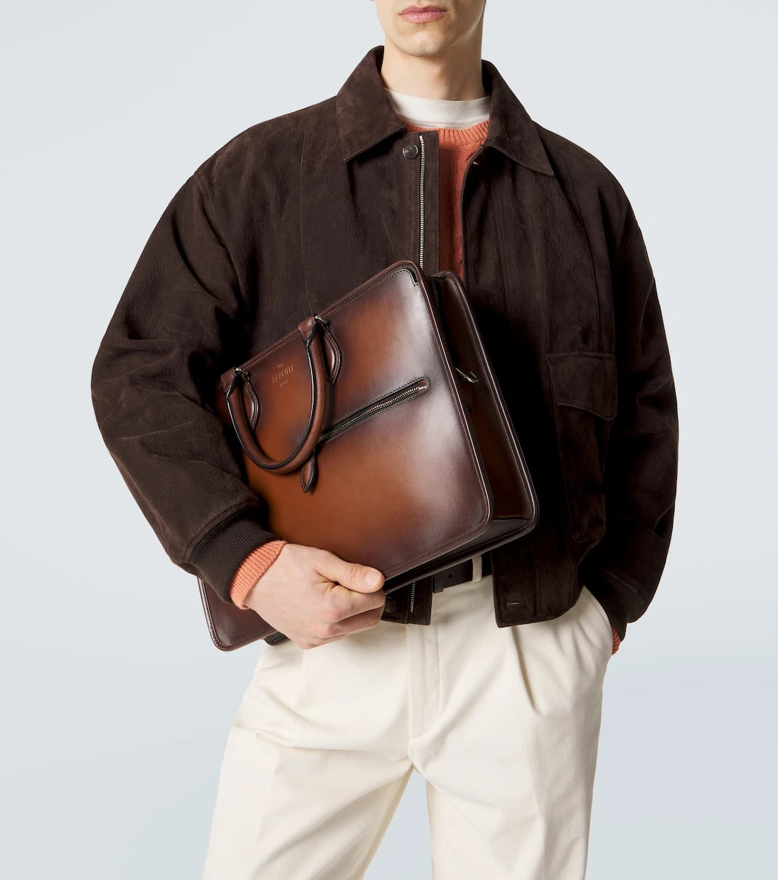 Berluti - Un Jour leather briefcase