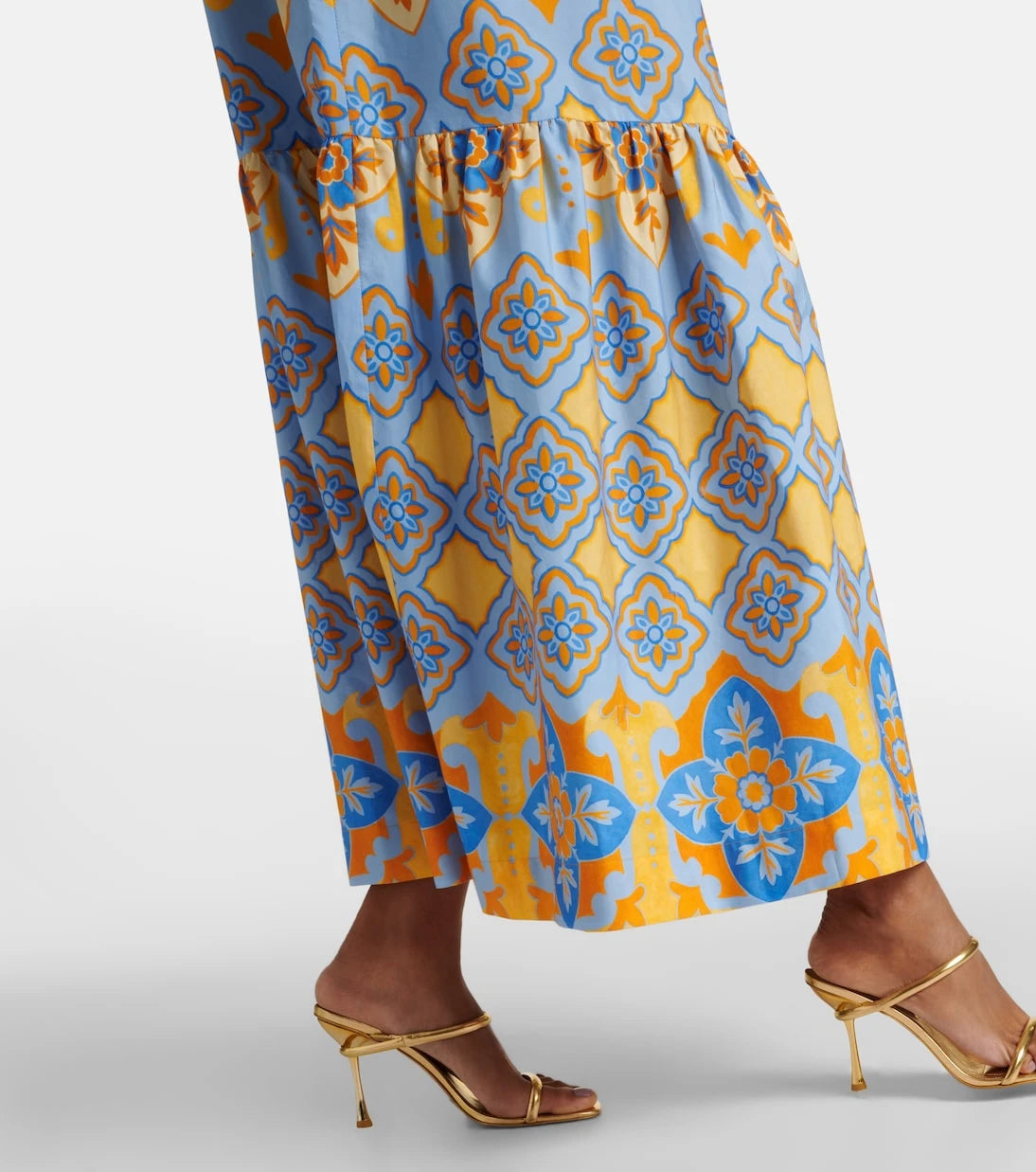 La DoubleJ - Artemis printed cotton poplin maxi dress