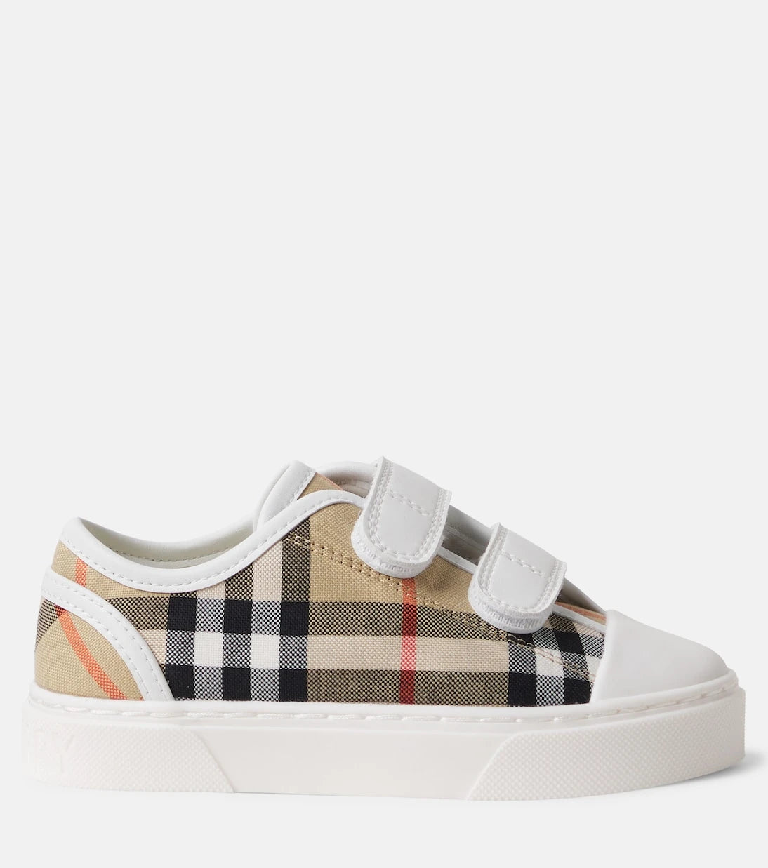 Burberry Kids - Burberry Check canvas sneakers