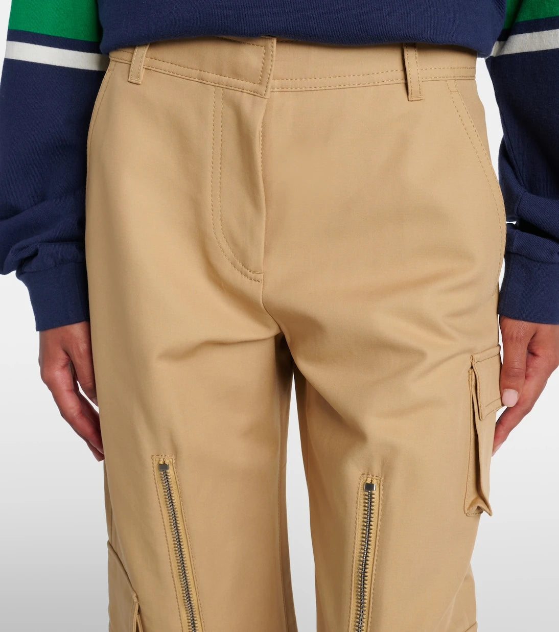 Acne Studios - Layered mid-rise cotton satin pants