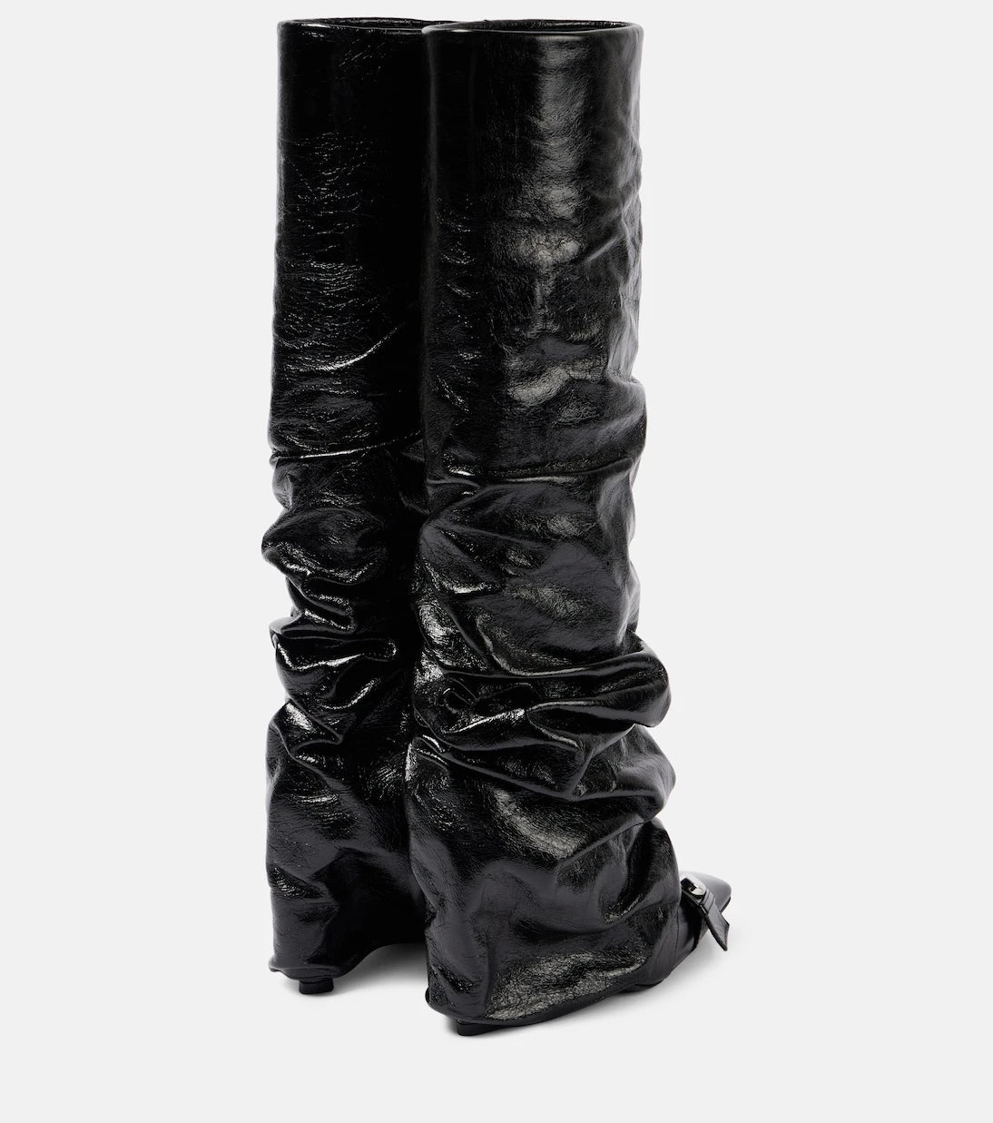 The Attico - Juno 95 leather knee-high boots