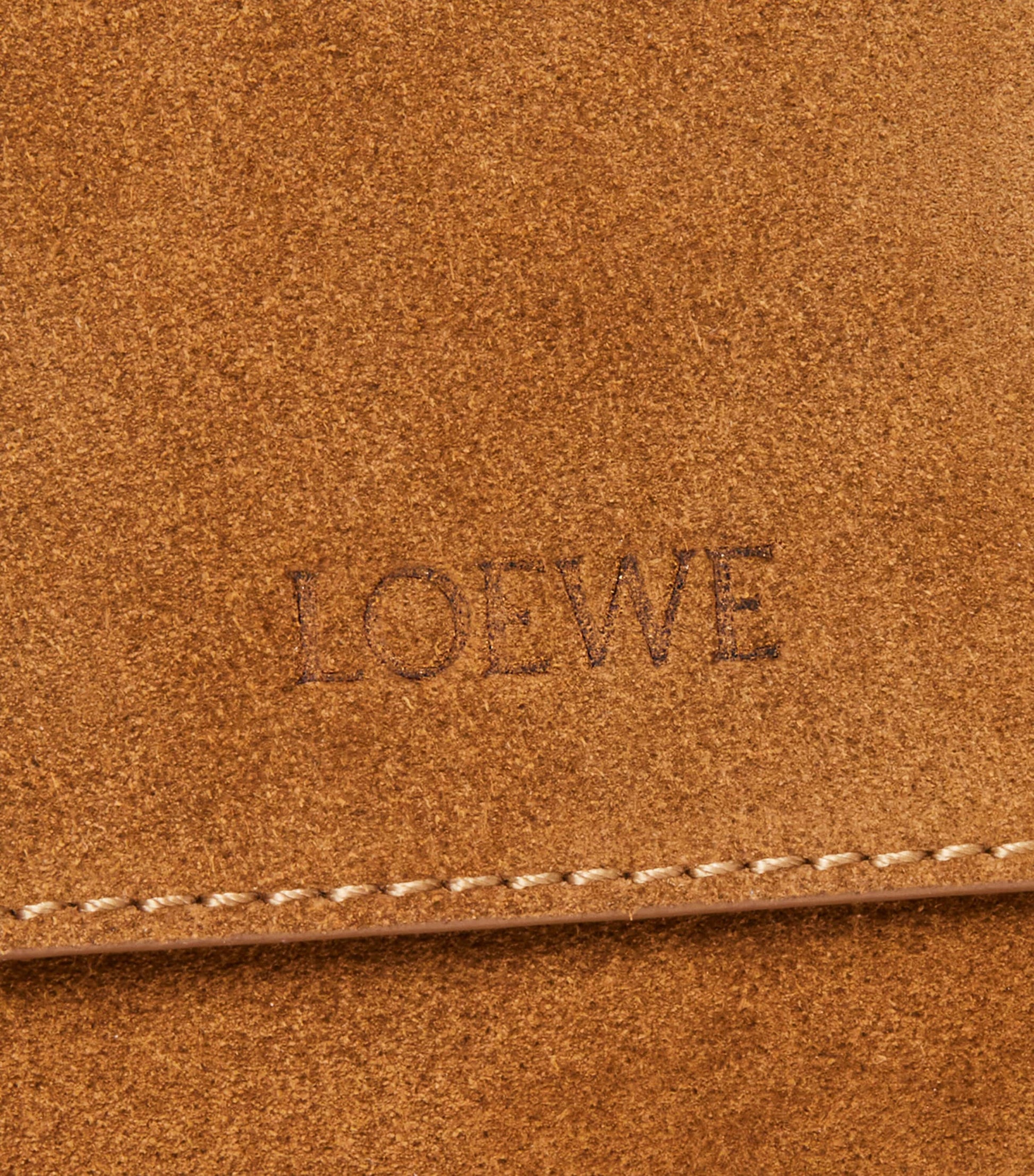 LOEWE Suede Flamenco Satchel