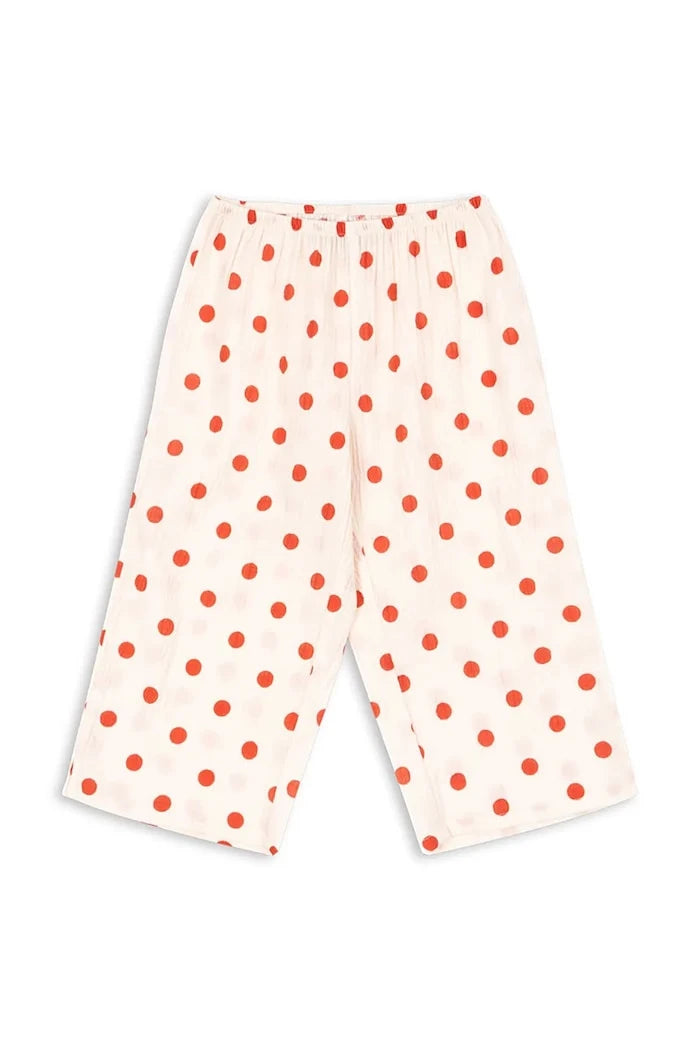 Çocuk pamuklu pantolon Konges Sløjd VIVO PANTS GOTS