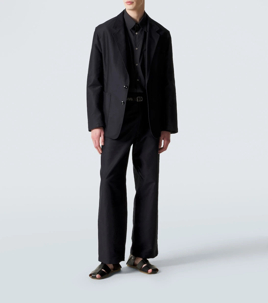Lemaire - Convertible leather fisherman sandals