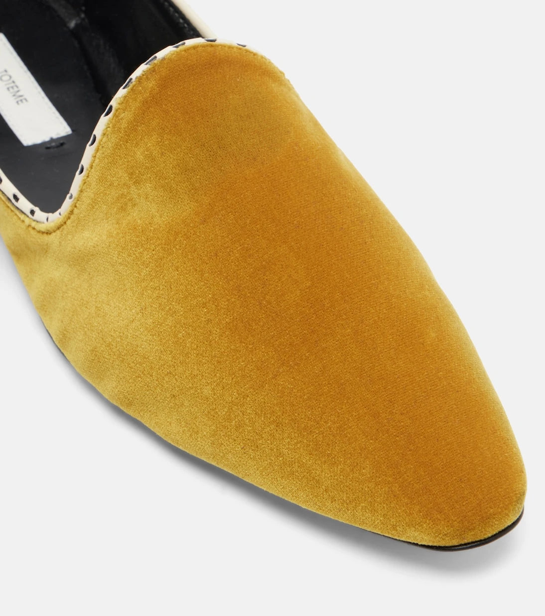 Toteme - Velvet slip-on shoes