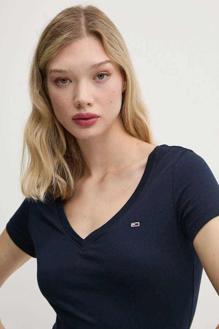 Tommy Jeans тениска дамска от памук