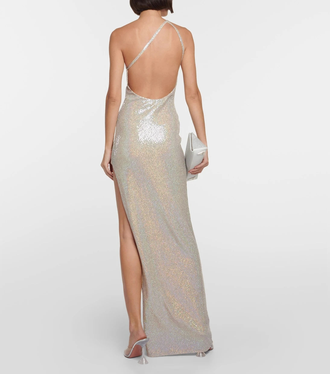 The Sei - Sequined one-shoulder gown
