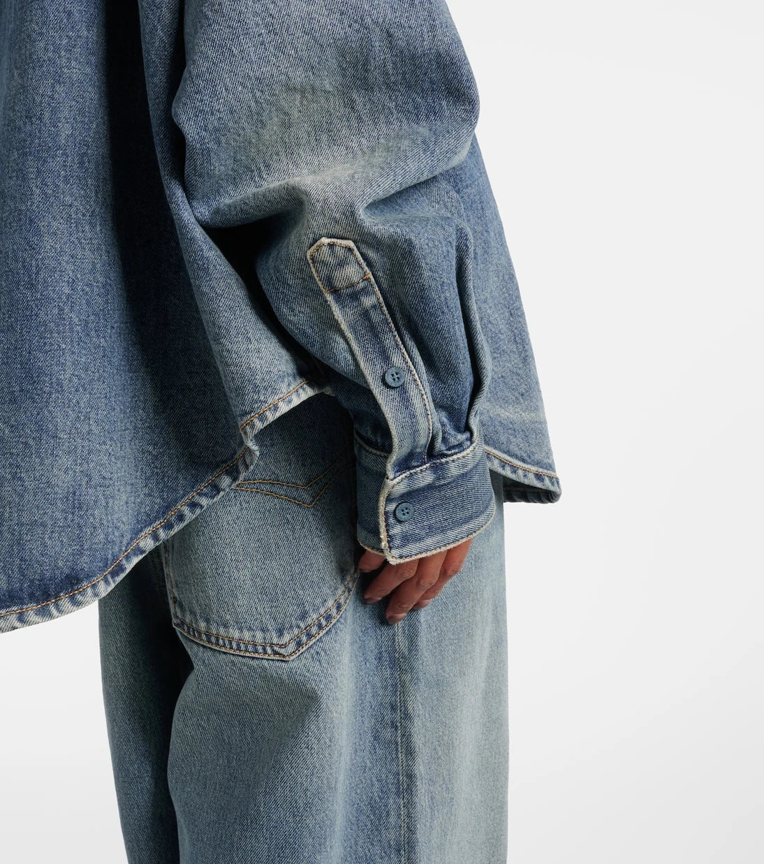 Balenciaga - قميص جينز
