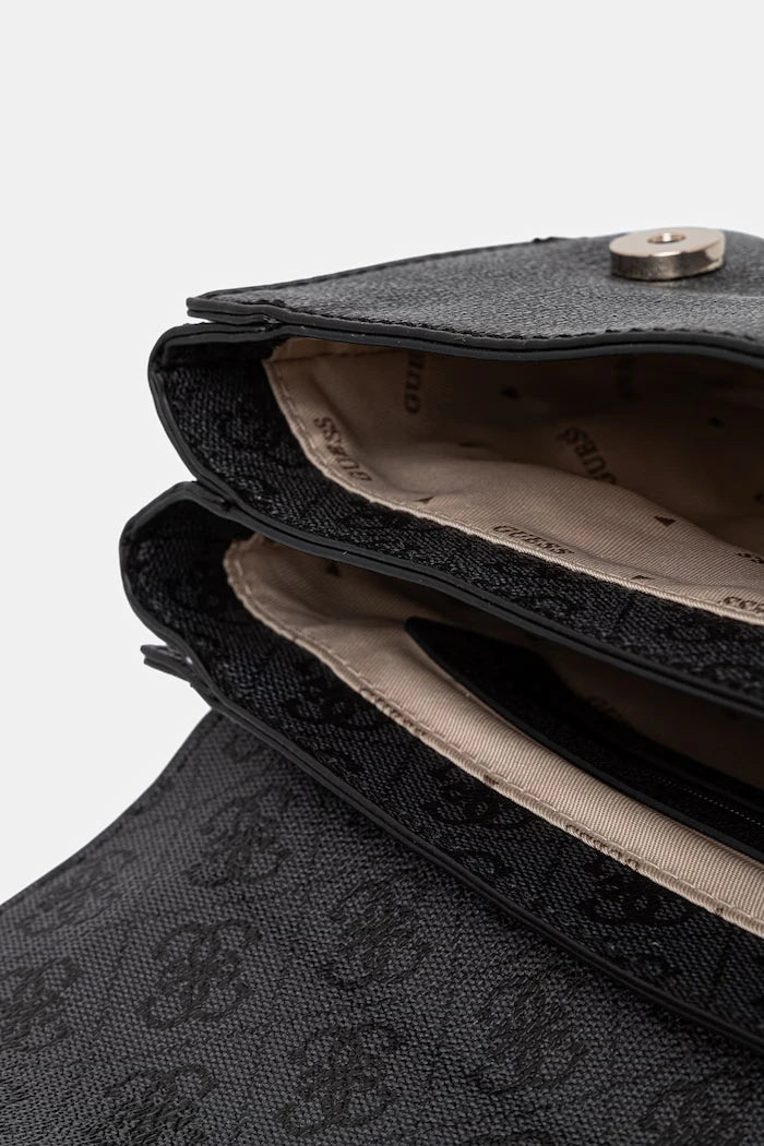 Guess LEONA suni deri kadın crossbody çanta