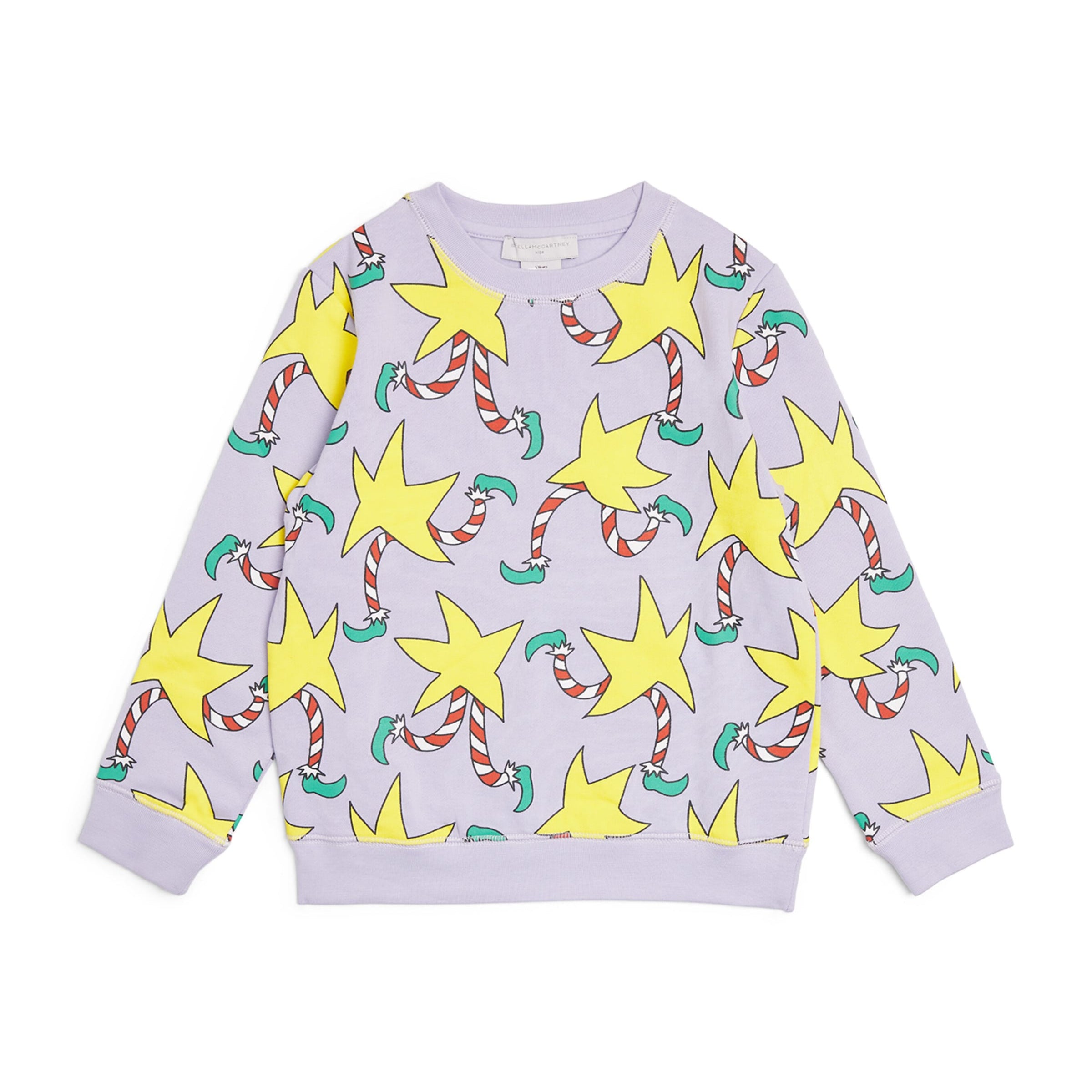 Stella McCartney Kids Organic Cotton Star Print Sweatshirt (3-14+ Years)
