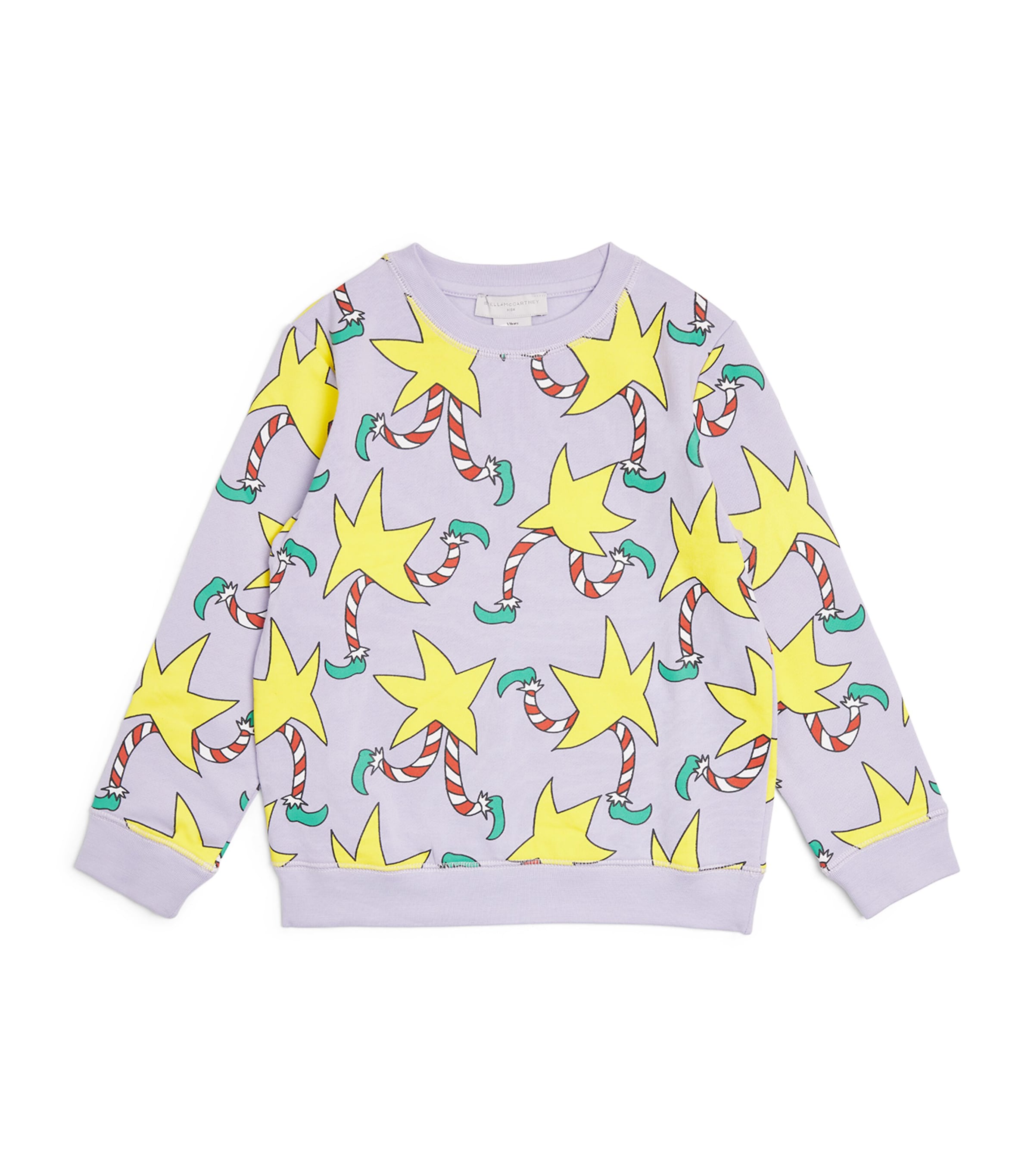 Stella McCartney Kids Organic Cotton Star Print Sweatshirt (3-14+ Years)