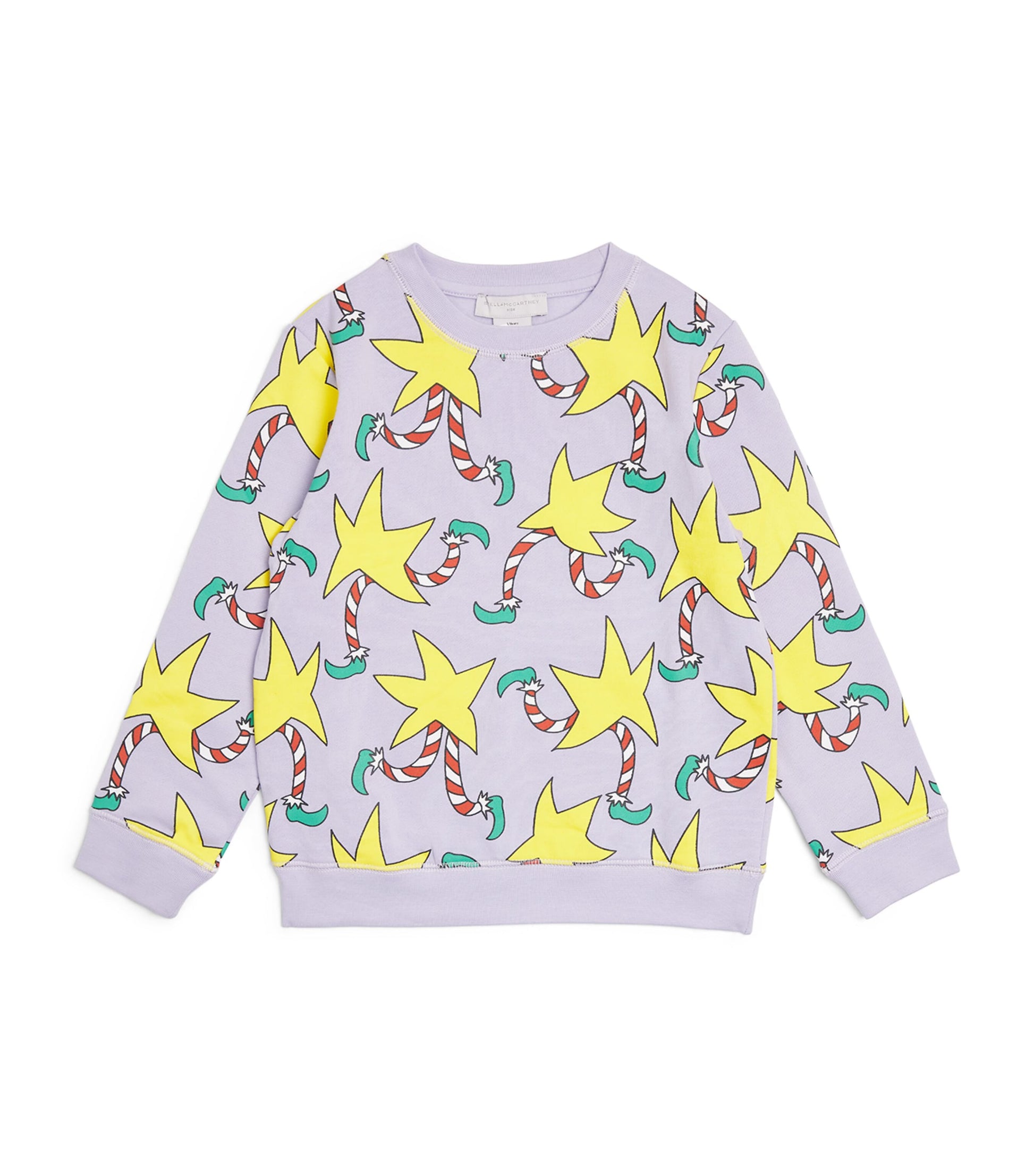 Stella McCartney Kids Organic Cotton Star Print Sweatshirt (3-14+ Years)