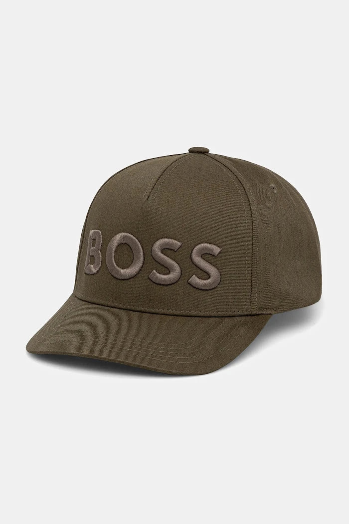 Памучна шапка с козирка BOSS Sevile