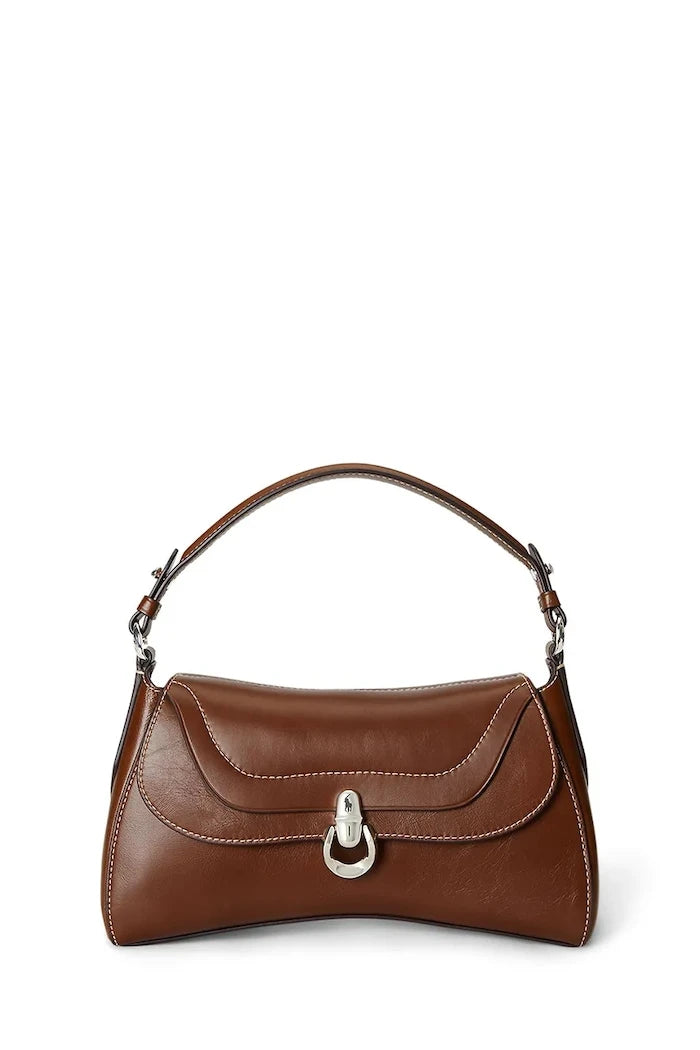 Polo Ralph Lauren kadın deri crossbody çanta