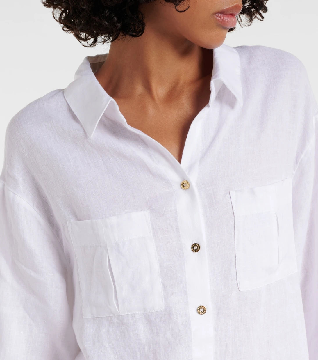 Heidi Klein - White Bay linen shirt