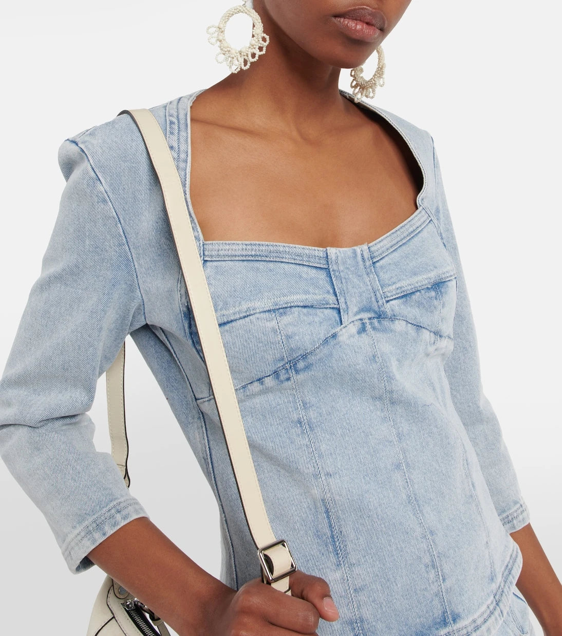 Isabel Marant - Vanio bleached denim top