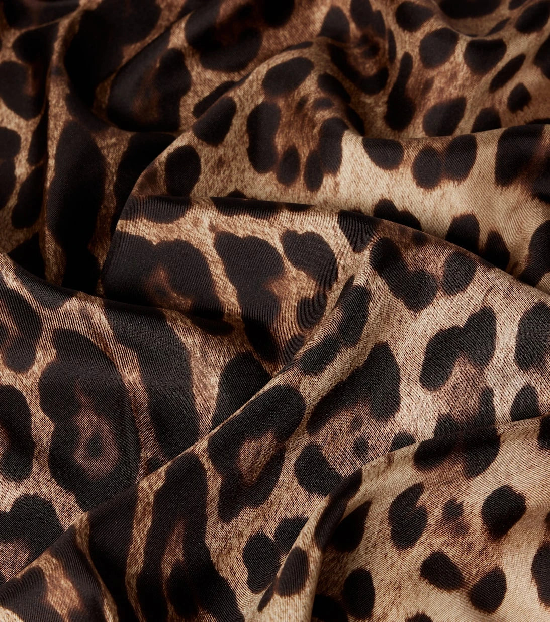 Dolce&Gabbana - Leopard-print silk scarf
