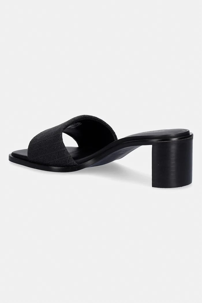 Calvin Klein Kadın Kalın Topuklu Terlik BLOCK HEEL SANDAL AOP