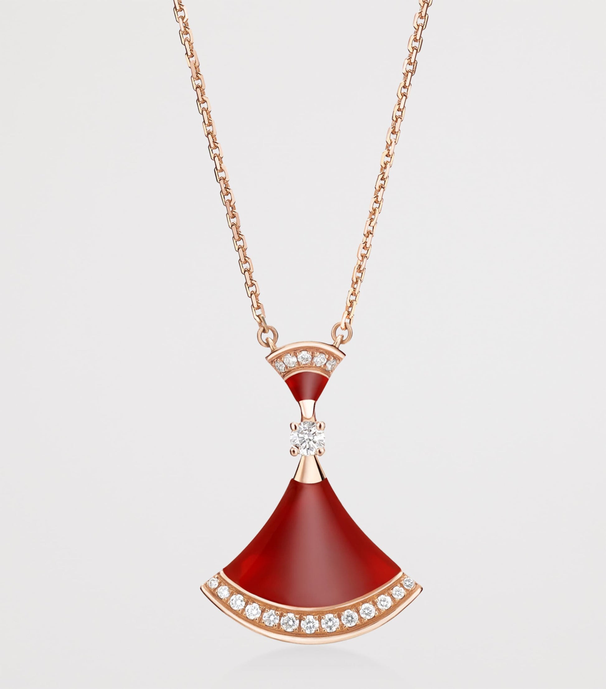 Bvlgari Rose Gold, Carnelian and Diamond Divas' Dream Necklace