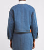 Adam Lippes Blue Cropped Nessy Denim Jacket