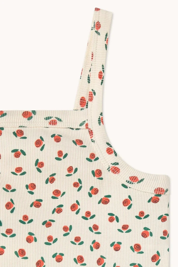 Детски топ Tinycottons TINY ROSES RIB TOP
