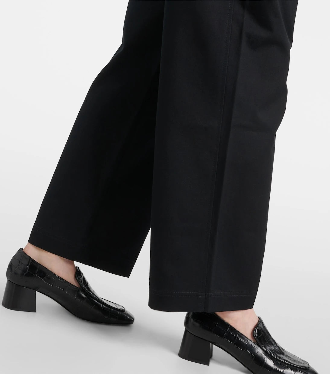 Toteme - Cotton twill wide-leg pants