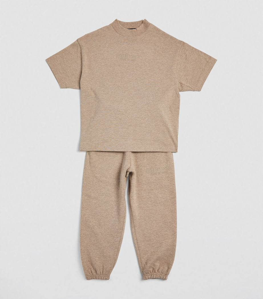 FEAR OF GOD ESSENTIALS KIDS Cotton Logo T-Shirt (2-16 Years)