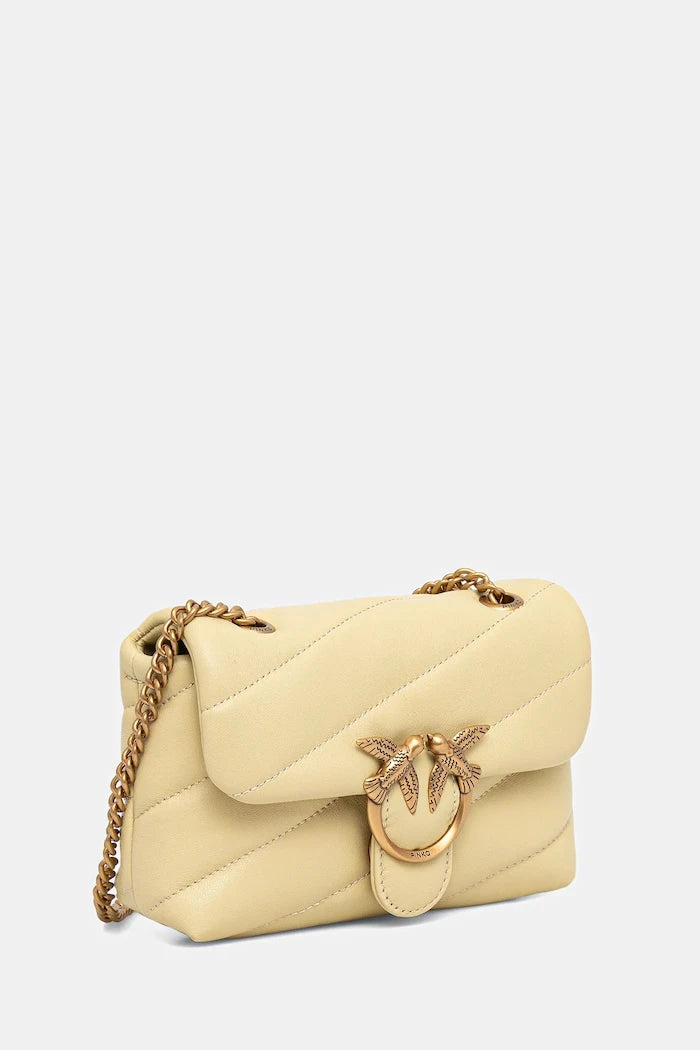 Pinko чанта crossbody дамска от кожа