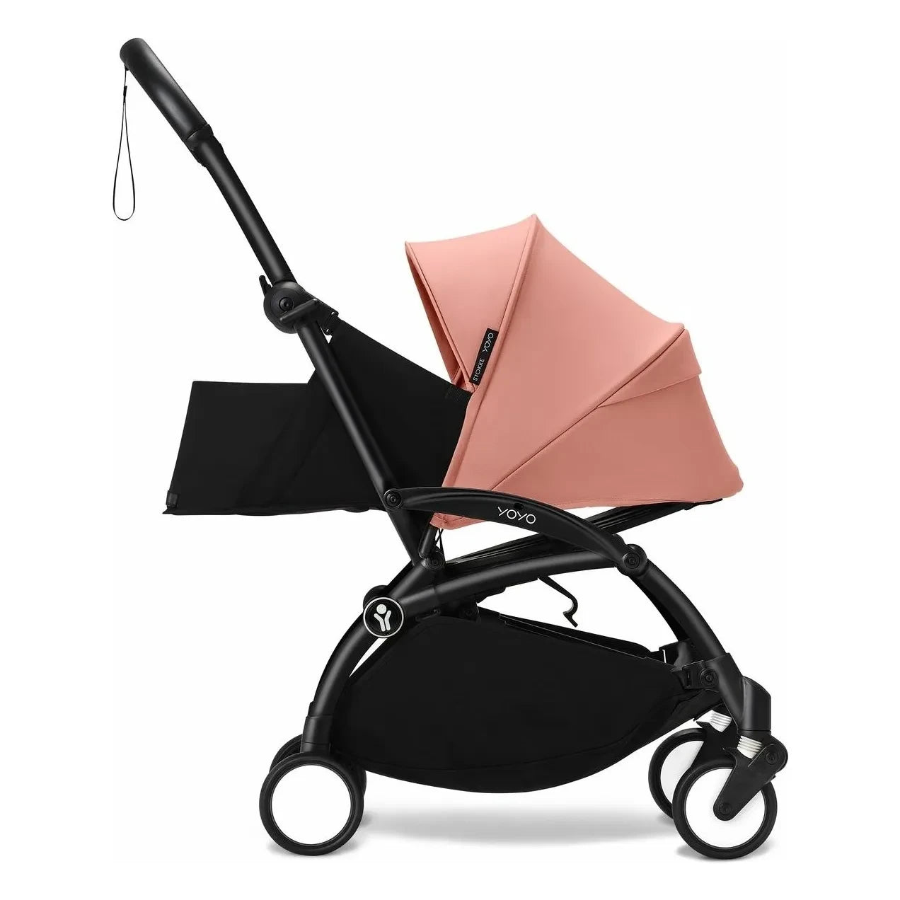 Stokke® - YOYO³ 0+ newborn stroller Black frame | Ginger