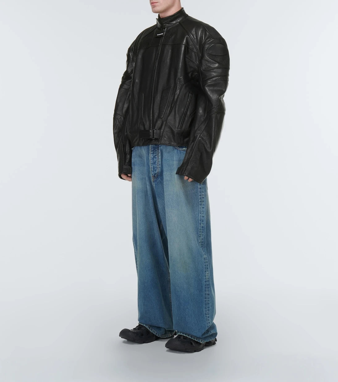 Balenciaga - Leather biker jacket