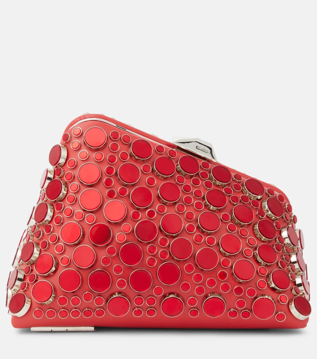 The Attico - Midnight Mini embellished leather clutch