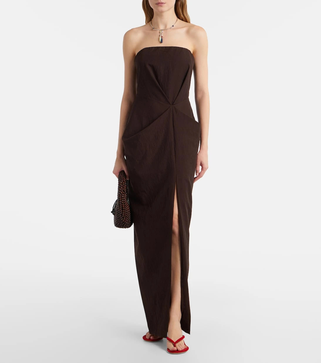 Staud - Kara gathered gown