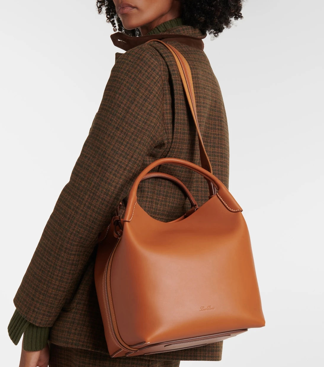 Loro Piana - Bale leather shoulder bag