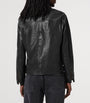 Black Leather Miller Jacket