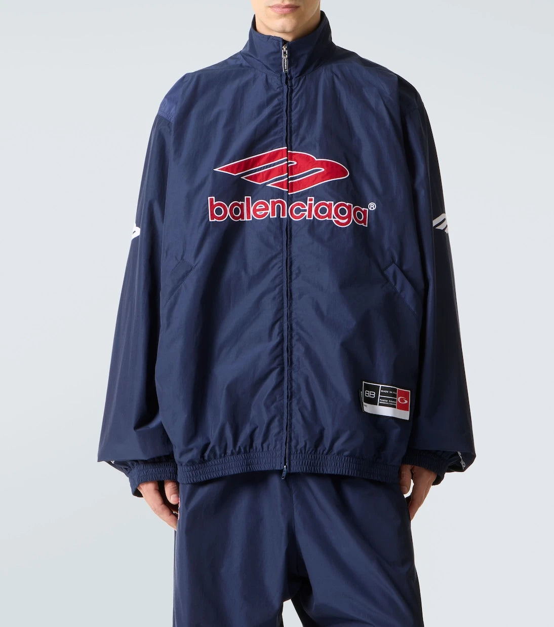 Balenciaga - 3B Sports Icon cotton-blend track jacket