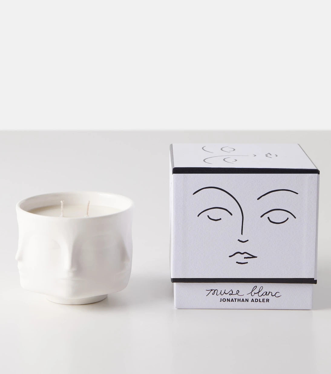 Jonathan Adler - Muse Blanc porcelain scented candle