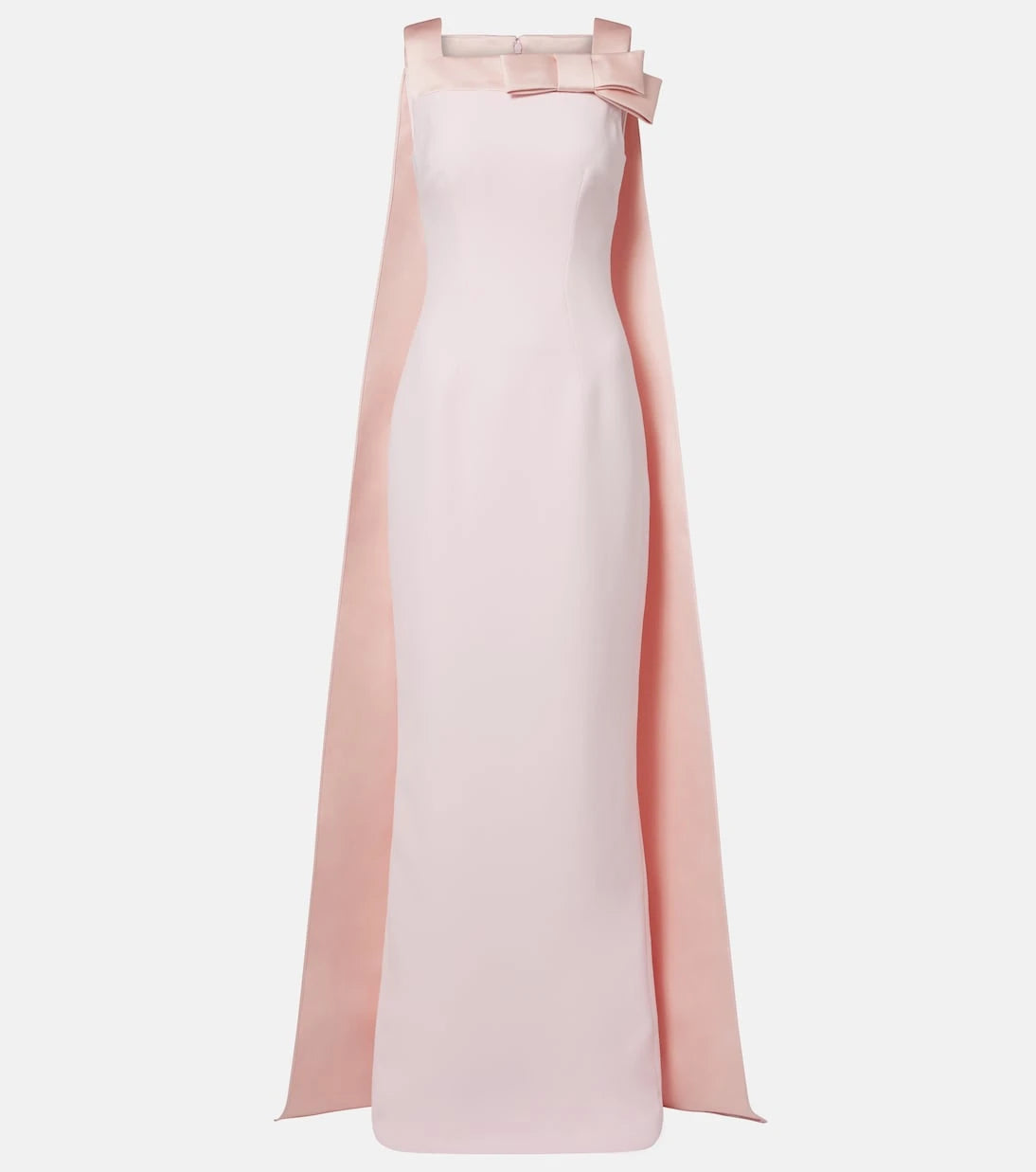 Safiyaa - Harley caped crêpe gown