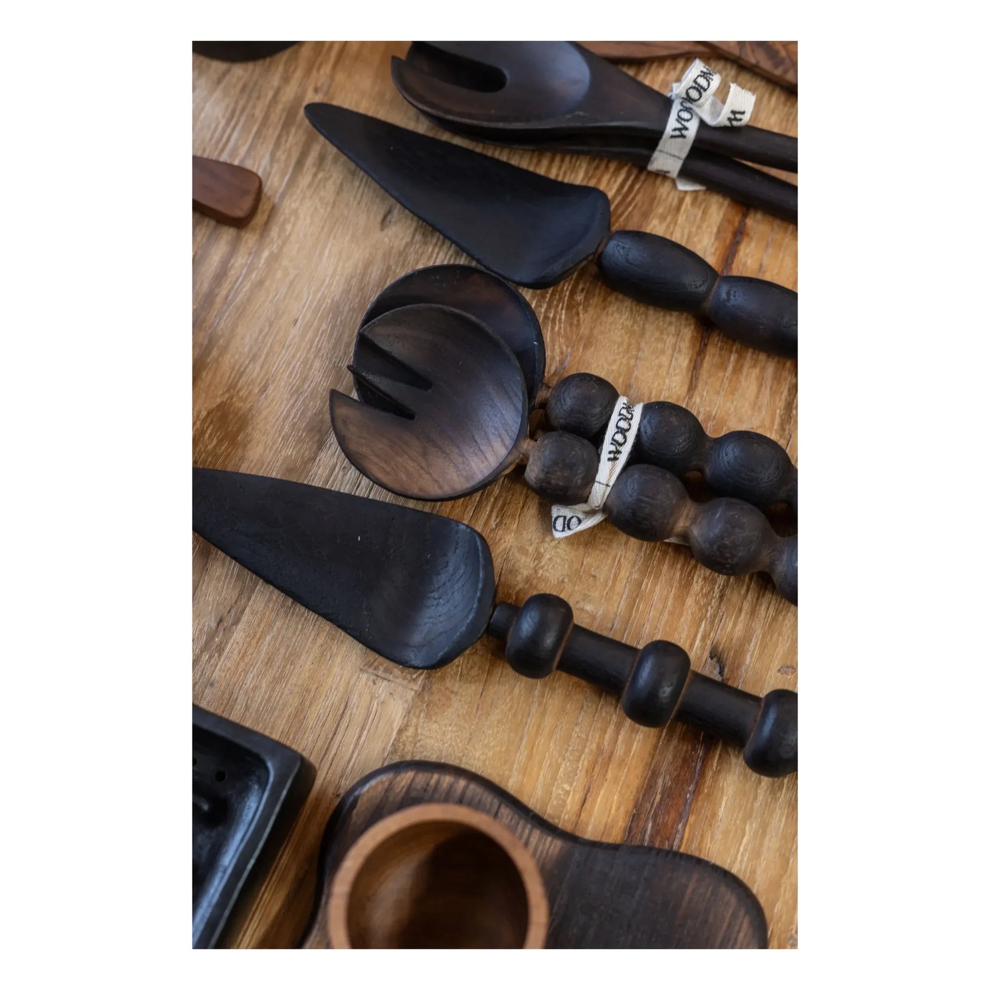 Woodmata - Teak wood pie server | Teak