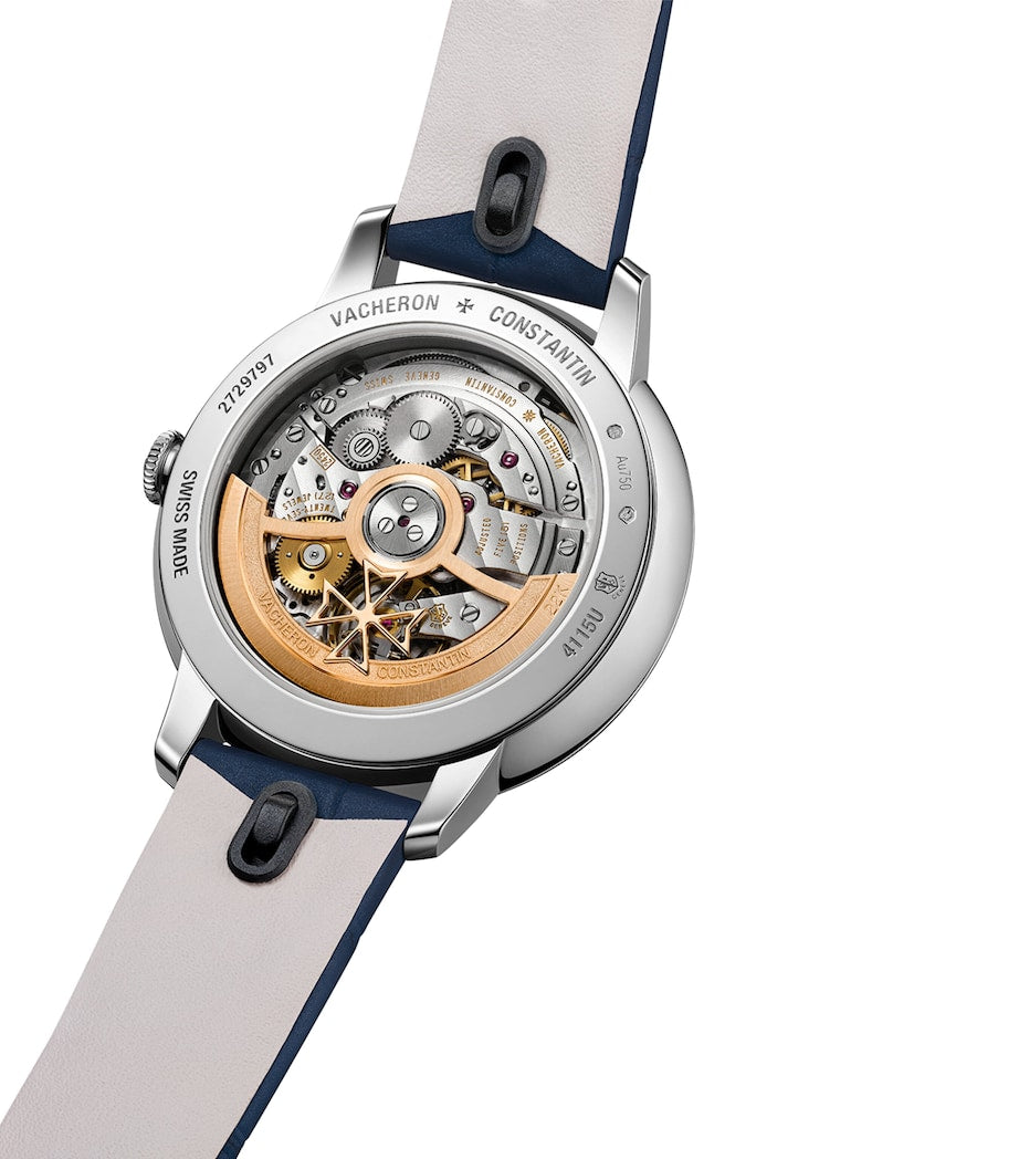 White Gold and Diamond Patrimony Self-Winding Watch 36.5mm