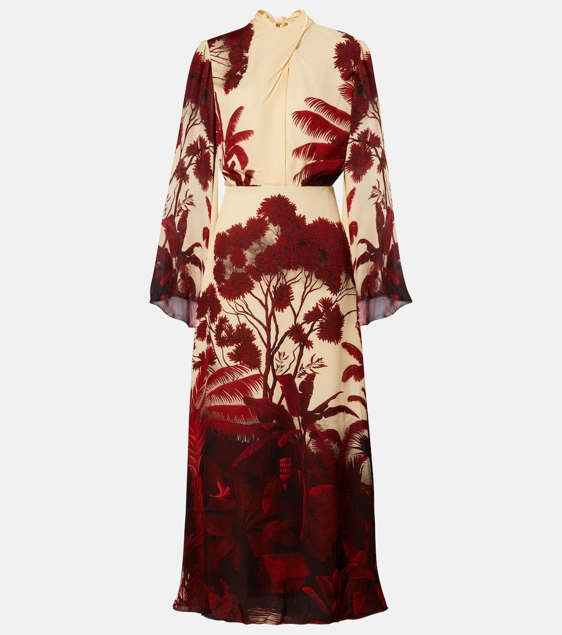 Johanna Ortiz - Printed silk maxi dress