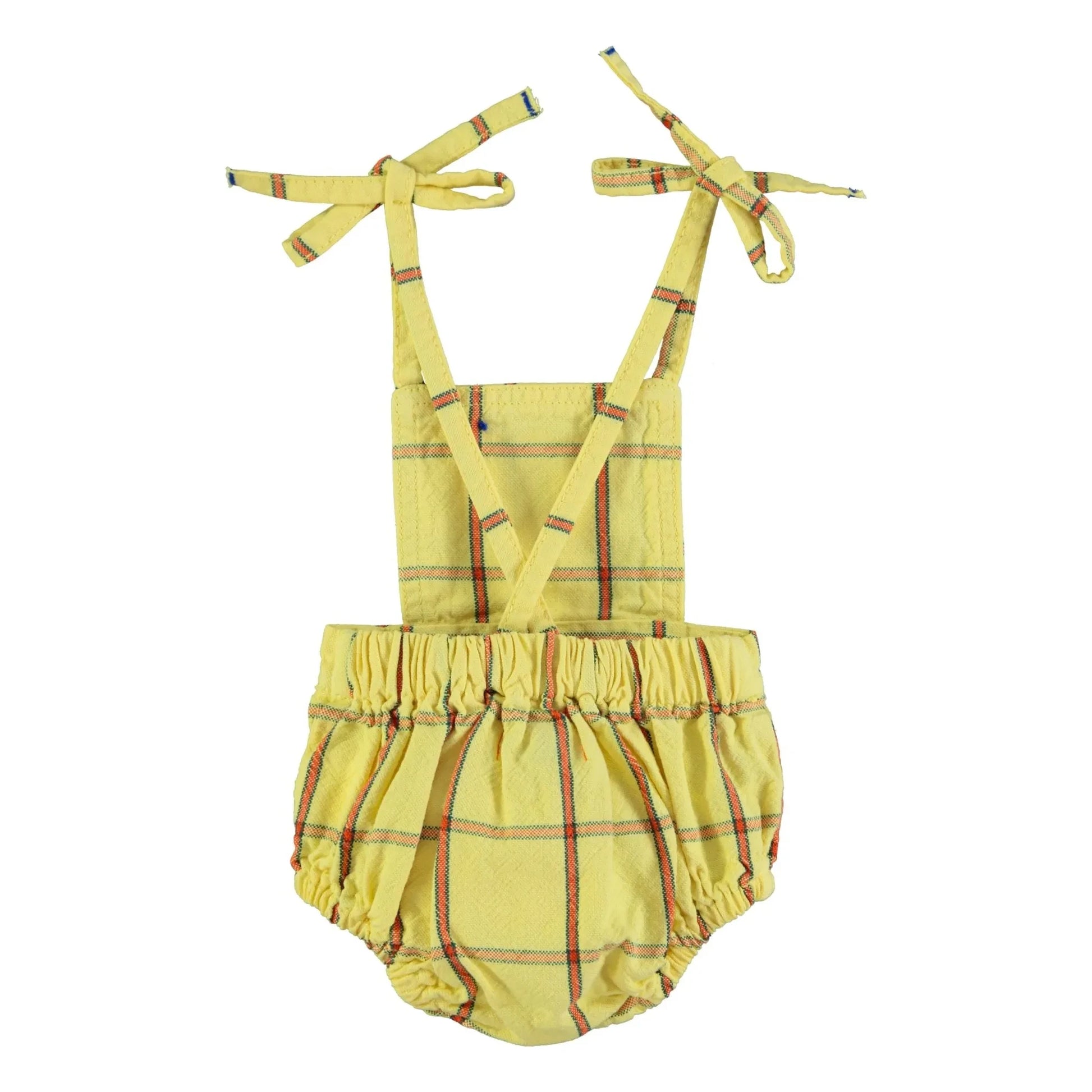 Piupiuchick - Tie Up romper  | Pale yellow
