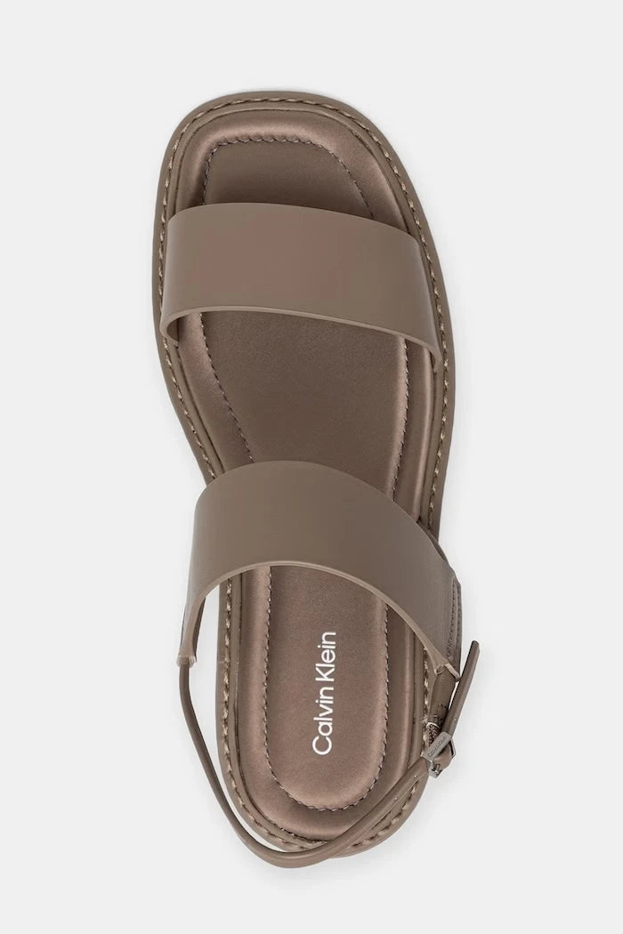 Calvin Klein сандали дамски SQ MOLDED SANDAL SLIN LTH