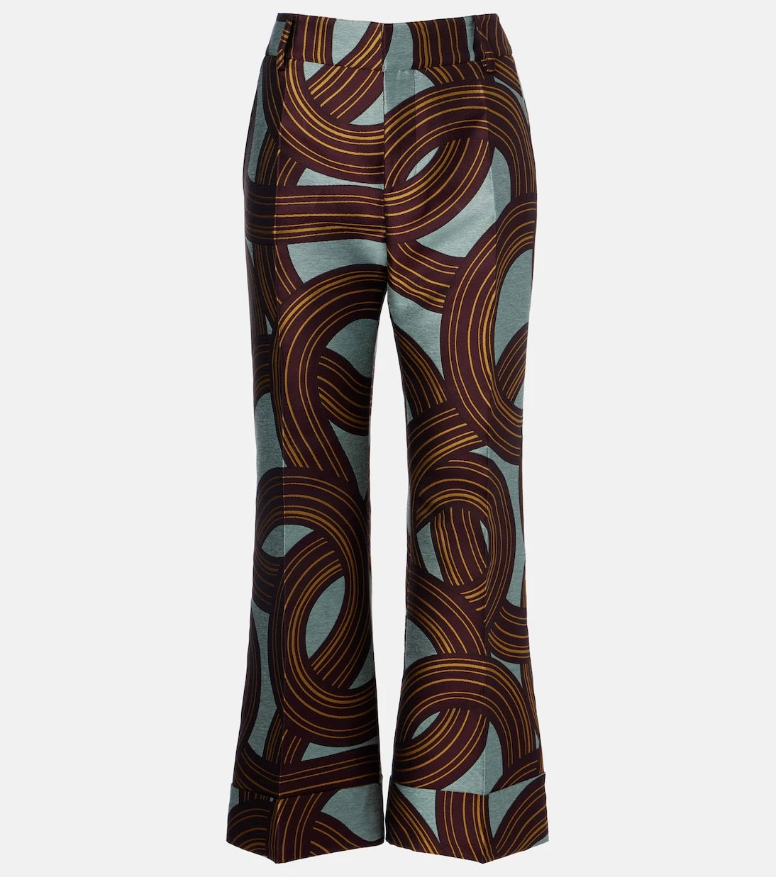 La DoubleJ - Hendrix printed cropped straight pants