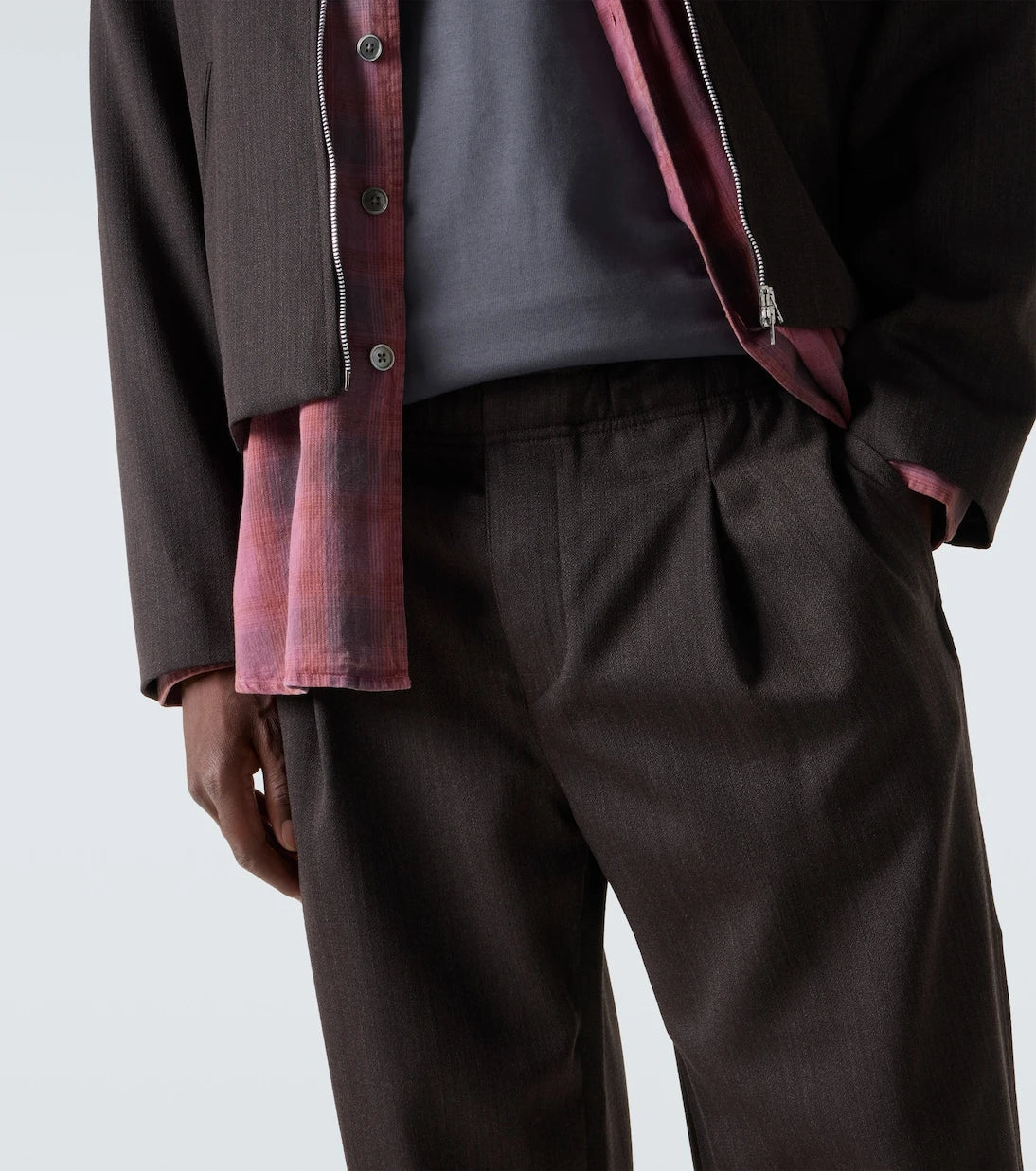 Our Legacy - Leisure mid-rise wide-leg wool pants