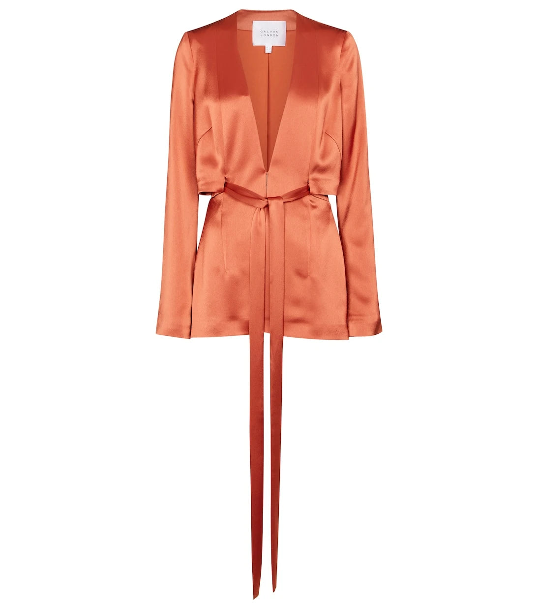 Galvan - Slashed satin jacket