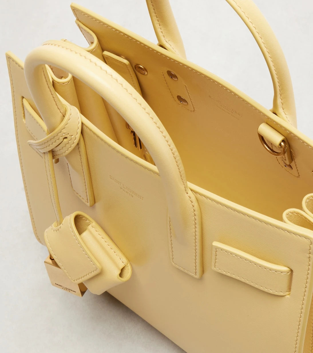 Saint Laurent - Sac De Jour Nano leather top-handle bag
