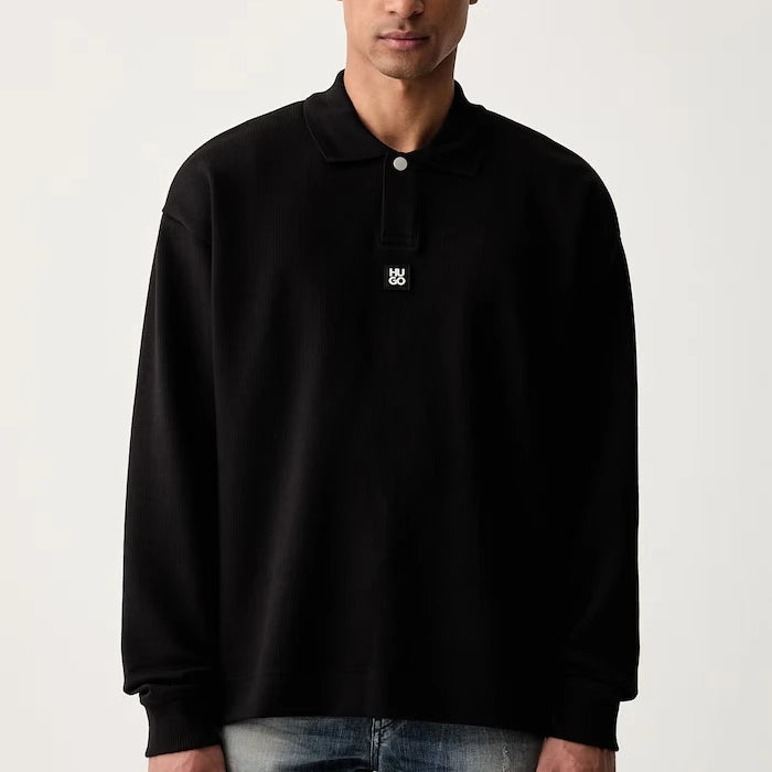 HUGO pamuklu erkek sweatshirt Dabins
