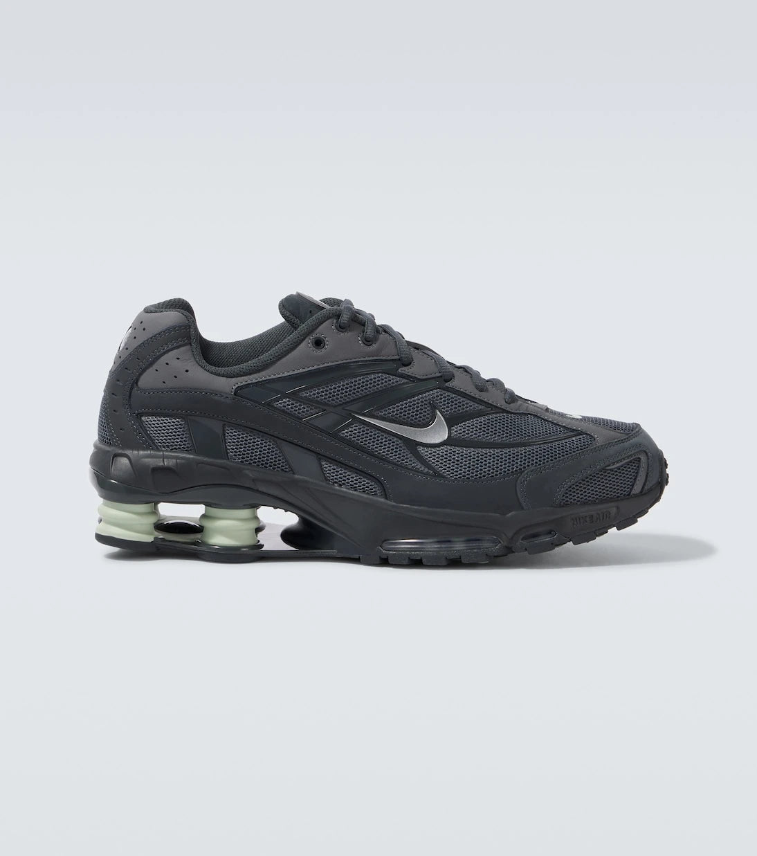 Nike - Shox Ride 2 leather-trimmed sneakers